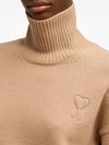 AMI Embroidered Funnel Neck Sweater UKS444 KN0028 264 141543690 [P]