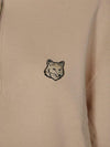 MAISON KITSUNE ボールドフォックスヘッドパッチコンフォートハーフジッパースウェットシャツOM00312KM0321P213 141544623 [P]