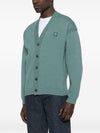 MAISON KITSUNE Komfortabeler Cardigan mit Bold Fox Head Patch OM00502KT1099 0080 141545003 [P]