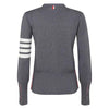 Thom Browne Wool 4-Bar Milano Stitch V-Neck Cardigan 141548947 [P]