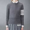 THOM BROWNE 4-Band Streifen Milano-Stich Strickwaren 00219 035 141551181 [P]