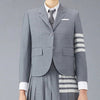 THOM BROWNE 4バーストライププレーンウィービングウールジャケット FBC010V 06146 035 141551184 [P]