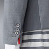 THOM BROWNE 4バーストライププレーンウィービングウールジャケット FBC010V 06146 035 141551184 [P]