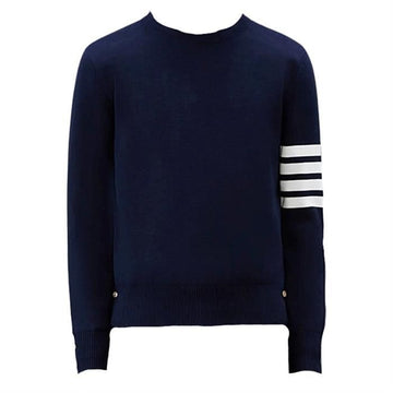 THOM BROWNE 4バー ストライプ ミラノステッチ ニット MKA202A 00219 415 141551193