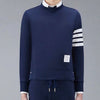 THOM BROWNE 4ストライプ RWB タブループバッグ ジャージーニット マンツーマンMJT021H 00535 461 141551196 [P]