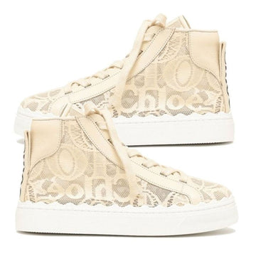 CHLOE レース ミッドカット スニーカー 6J1 44821522