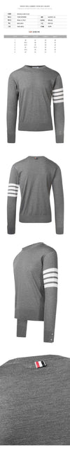 Thom Browne Classic Wool Knit Medium Grey MKA002A 00014 038 92552392 [P]