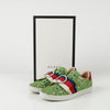 GUCCI Ace Crystal Web Stripe Sneakers 35.5 141472422 [P]