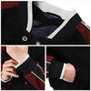 LANVIN RMLF0011A16 1030 Wildleder Lammleder Piping Baseballjacke 141601948 [P]