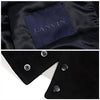 LANVIN RMLF0011A16 1030 Wildleder Lammleder Piping Baseballjacke 141601948 [P]