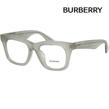 BURBERRY BE2407F 4137 メガネフレーム 半透明グレー スクエア デイリーファッション 141616196