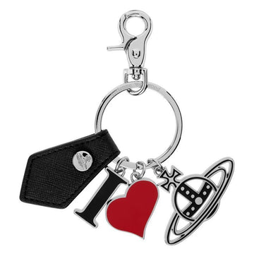 Vivienne Westwood I Love ORB Saffiano Key Ring 82030082 S000B N401 64078610