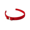 SALVATORE FERRAGAMO Haarband mit goldenen Details und Schleife in Rot 34-0086 0430315 43752324 [P]