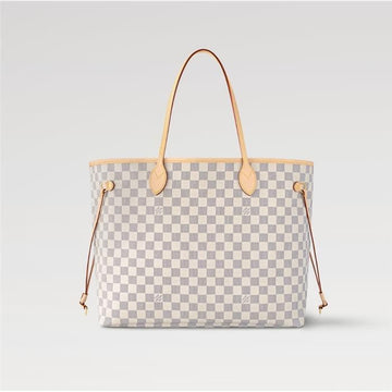 LOUIS VUITTON Neverfull GM White Damier Pattern Pink N40601 141617651 [P]