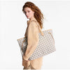 Louis Vuitton Neverfull GM White Damier Pattern Rose Beige N40602 141617662 [P]