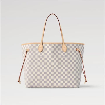 Louis Vuitton Neverfull GM White Damier Pattern Rose Beige N40602 141617662 [P]
