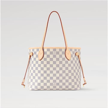 LOUIS VUITTON Neverfull PM White Damier Pattern N40605 141617665 [P]