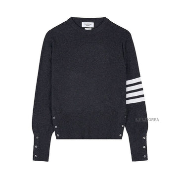 THOM BROWNE Herren Cashmere 4 Rippstrickpullover 141618016