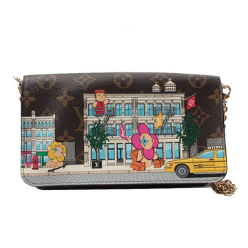 Louis Vuitton Monogram Vivienne Pochette Felicie Crossbody Bag 141630054