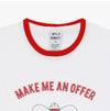 WILD DONKEY T-OFFER WHITE/RED Unisex T-Shirt 141667747 [P]