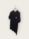MAISON KITSUNE ブラックチルラックスフォックスパッチ半袖Tシャツ 42194539 [P]