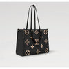 Louis Vuitton OnTheGo MM Monogram Black Beige M45495 141704280 [P]