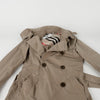 Burberry Hooded Trench Coat 38 Size 141527558 [P]