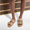 Louis Vuitton Spring Diya Flat Comfort Mule Monogram Raffia 1AHLT 141711702 [P]