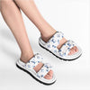 LOUIS VUITTON Full Pillow Comfort Mule White Blue 1AHMK 141711707 [P]