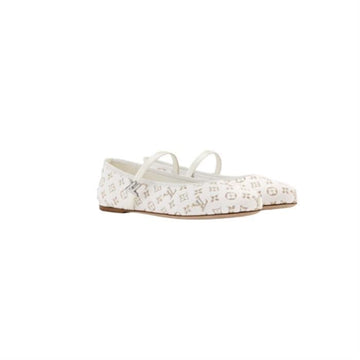 Louis Vuitton Romie Flat Ballerina White 1AIDJ 141711715 [P]