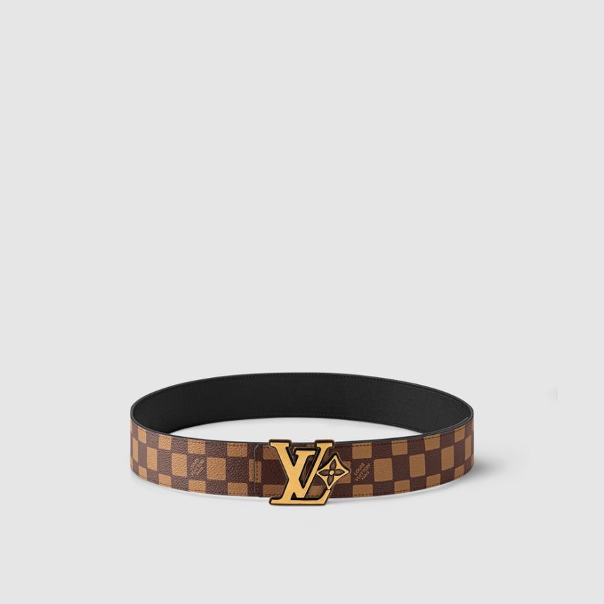 Louis Vuitton Reversible Belt LV Flower Damier Phriendship 40mm
