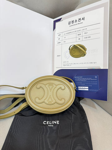 Celine Triope Oval Pulse Crossbody Bag 141774697 [P]