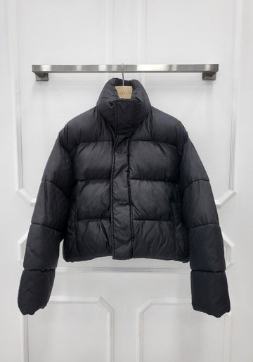 BALENCIAGA ジャカードロゴナイロンパファー34 75IIUU017 141807860