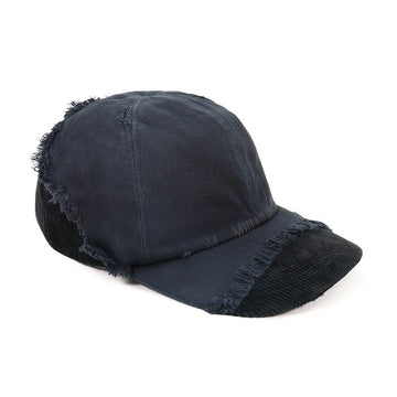 MAISON MIHARA YASUHIRO Mihara Yasuhiro Crushed Detail Baseball Cap BLACK A13AC401 141810794