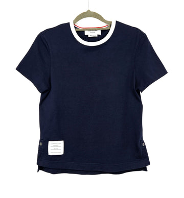 THOM BROWNE リンガーウィメンズ半袖Tシャツ 38(0) 141814591