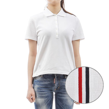 THOM BROWNE 25FW 女性 カラ半袖Tシャツ (FJP014A 00050 100) 141817481