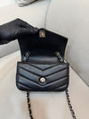 CHANEL Kaviar Chevron Quilting New Mini Crossbody Bag 141876779 [P]