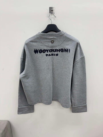 WOOYOUNGMI Weißes Logo Sweatshirt 46 141876883