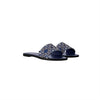 Louis Vuitton Lilly Flat Mules Navy 1AHM5 141882798 [P]