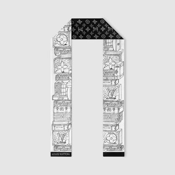 Louis Vuitton Scarf My LV Luggage Band Monogram M96507 141886795 [P]