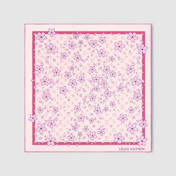 LOUIS VUITTON Schal Monogramm Kirschblüte Quadrat 70 Monogramm M94964 141887215