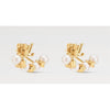 Louis Vuitton Minigram Pearl Earrings stamp: M01258 141887696 [P]