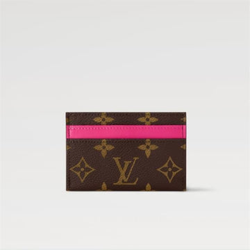 Louis Vuitton Double Card Holder Pink 141887701 [P]