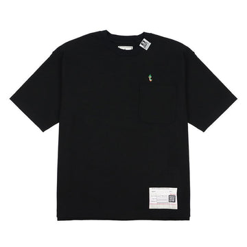 MAISON MIHARA YASUHIRO ミハラヤスヒロ メンズ ダック 刺繡 半袖 Tシャツ BLACK A13TS631 141930445