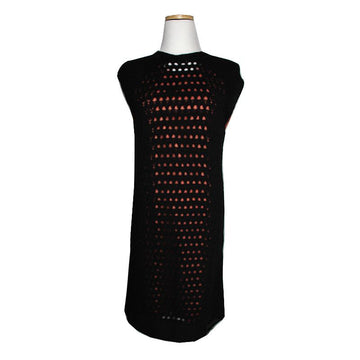 Other Brand Antonio Milano Black Punch Knit Dress 55 141930838