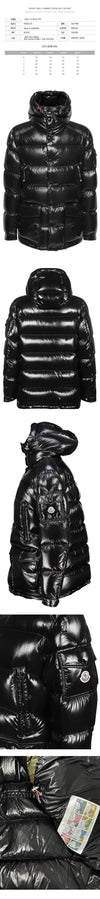 Moncler 24FW CHIABLESE Logo Patch Hooded Padded Jacket Black 1A001 62 5963V 999 117410319 [P]