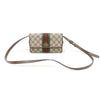 BALENCIAGA Gucci Brown Canvas Hacker WEB Schultertasche 680131 141935190 [P]