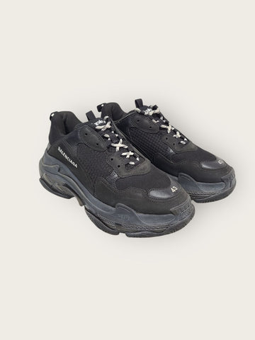 Balenciaga Dirty Black Clear Sole Triple S Sneakers 43 42720279