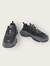 BALENCIAGA ダーティ ブラック クリアソール トリプルS スニーカ 43 42720809 [P]