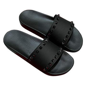 VALENTINO Rockstud Slide Slipper - 2Y2S0873 JGC 0NO 141984867